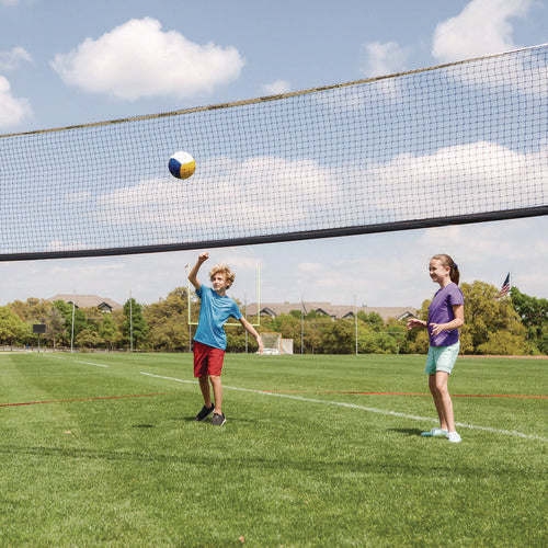 Deluxe Volleyball/badminton Tournament Set, (4) Rackets/(2) Shuttlecocks/(2) Birdies/net/pump/volleyball