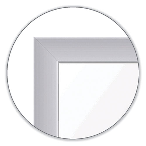 1 X 1 Grid Magnetic Whiteboard, 48.5" X 36.5", White/gray Surface, Satin Aluminum Frame