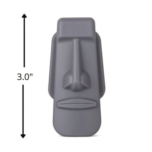 Pencil Topper, Giant Face, Gray, 36/carton