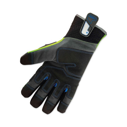 Proflex 925wp Performance Dorsal Impact-reduce Thermal Waterproof Glove, Black/lime, Medium, Pair