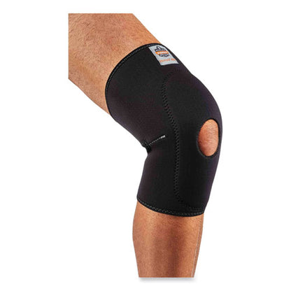 Proflex 615 Open Patella Anterior Pad Knee Sleeve, X-large, Black