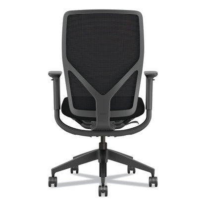 Flexion Mesh Back Task Chair, Supports Up To 300 Lb, 14.81" To 19.7" Seat Height, 24" Back Height, Black