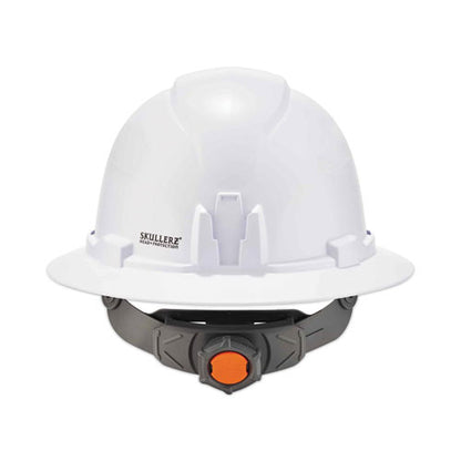 Skullerz 8971led Class E Hard Hat Full Brim With Led Light, White