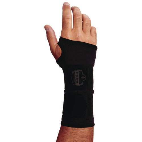 Proflex 685 Wrist Support Sleeve - Double Strap, Medium, Fits Left Hand/right Hand, Black