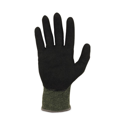 Proflex 7042 Ansi A4 Nitrile-coated Cr Gloves, Green, X-large, 12 Pairs/pack