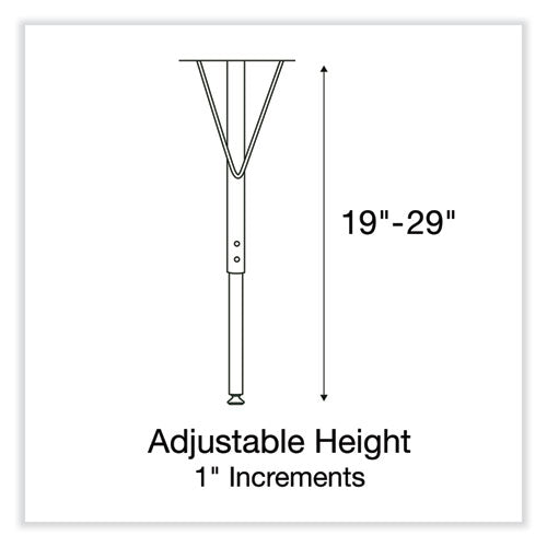 Adjustable Activity Tables, Square, 48" X 48" X 19" To 29", Medium Oak Top, Silver Legs, 4/pallet