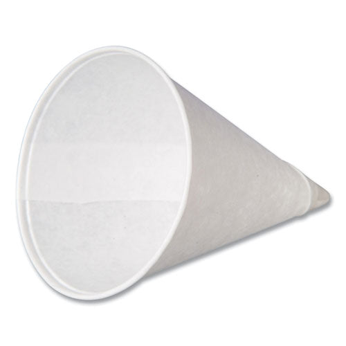 Paper Cone Cups, 3.2 Oz, White, 5,000/carton