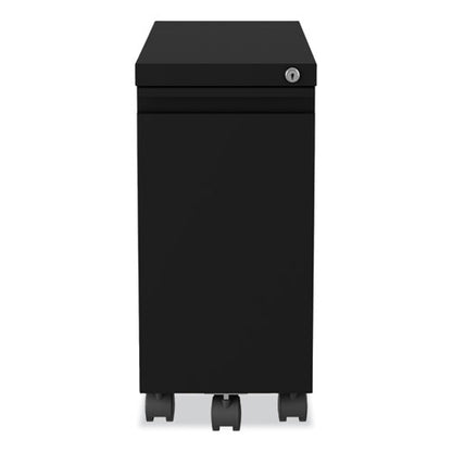 Zip Mobile Pedestal File, 1-drawer: File, Legal/letter, Black, 10 X 19.88 X 21.75