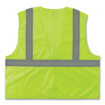 Glowear 8205z Class 2 Super Economy Mesh Vest, Polyester, Lime, Large/x-large