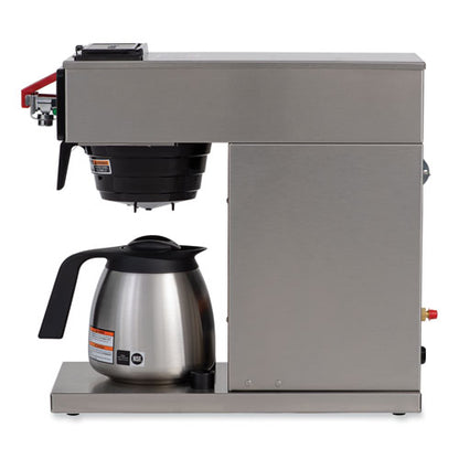 Cwtf15-tc 12-cup Automatic Thermal Coffee Brewer, Gray/stainless Steel