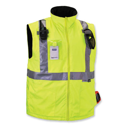 Glowear 8287 Class 2 Hi-vis Jacket With Removable Sleeves, 4x-large, Lime