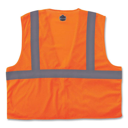 Glowear 8210z Class 2 Economy Mesh Vest, Polyester, Orange, X-small