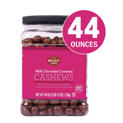 Milk Chocolate Covered Cashews, 44 Oz Jar