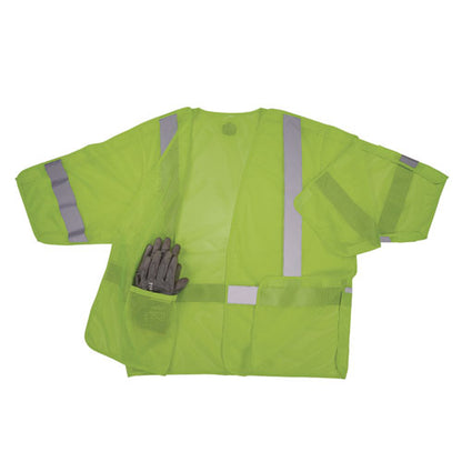 Glowear 8315ba Class 3 Hi-vis Breakaway Safety Vest, Large To X-large, Lime