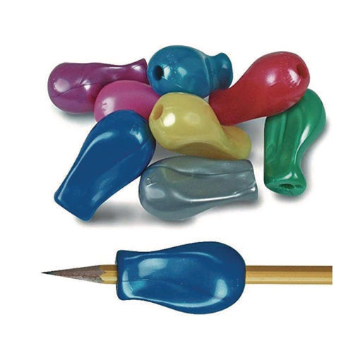 Jumbo Pencil Grip, 1" Long, Assorted Metallic Colors, 72/carton