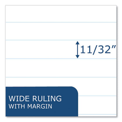 Flexible Cover Composition Notebook, Wide/legal Rule, Manila Cover, (48) 8.5 X 7 Sheets, 72/carton