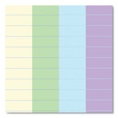 Enviroshades Legal Notepads, 40 Assorted 5 X 8 Sheets, 72 Notepads/carton