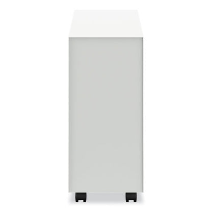 Fuse Mobile Slim Pedestal File, Left/right, 2-drawers: Box/file, Letter, Designer White, 10 X 23.25 X 21