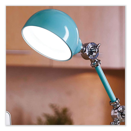 Wellness Series Revive Led Desk Lamp, 15.5" High, Turquoise