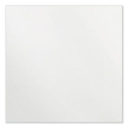 Coda Low Profile Circular Non-magnetic Glassboard, 48" X 48", White Surface