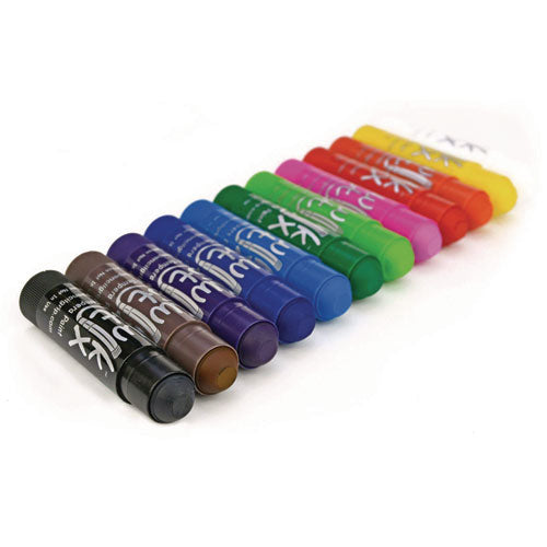 Kwik Stix Tempera Paint Set, 12 Assorted Colors, 96/pack, 2 Packs/carton