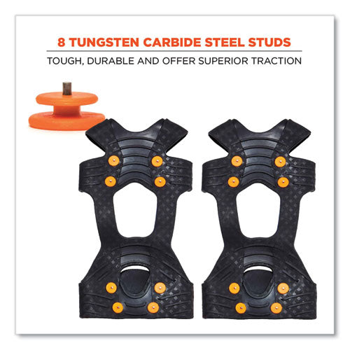 Trex 6300tc One-piece Slip-on Tungsten Carbide Ice Cleats, 2x-large, Black, Pair