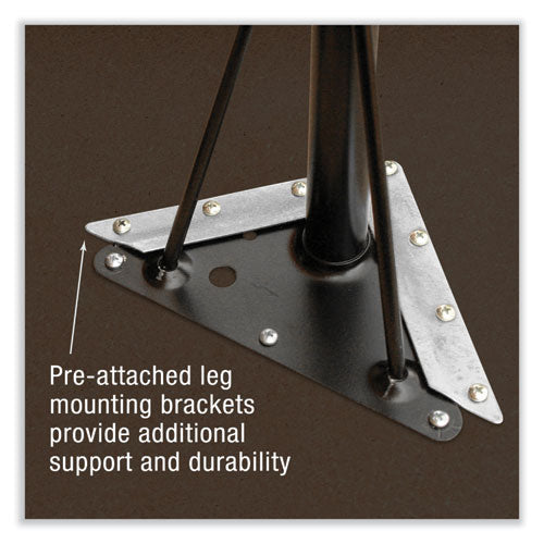 Adjustable Activity Tables, Kidney Shaped, 72" X 48" X 19" To 29", Gray Top, Black Legs, 4/pallet