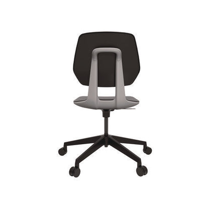 Commute Task Chair, Supports Up To 275 Lb, 18.25" To 22.25" Seat Height, Black Seat, Black Back, Black Base