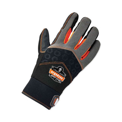 Proflex 9001 Full-finger Impact Gloves, Black, Small, Pair