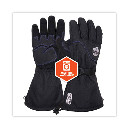 Proflex 825wp Thermal Waterproof Winter Work Gloves, Black, Small, Pair