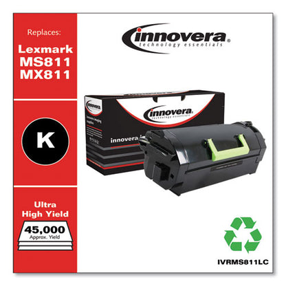 Remanufactured Black Ultra High-yield Toner, Replacement For Ms811/mx811, 45,000 Page-yield