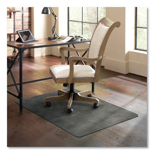 Trendsetter Chair Mat For Hard Floors, 36 X 48, Pewter