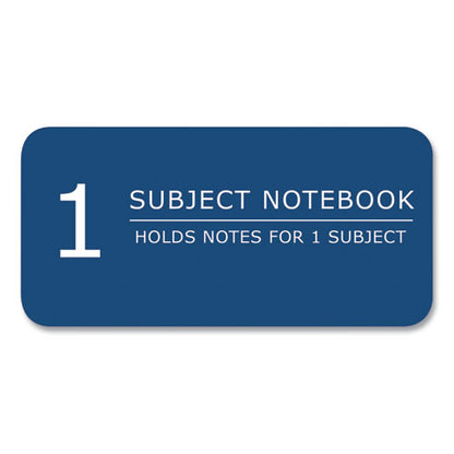 Subject Wirebound Promo Notebook, 1-subject, Wide/legal Rule, Assorted Cover, (70) 10.5 X 8 Sheets, 24/carton