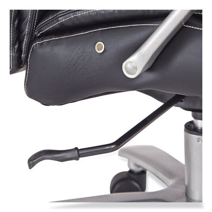 Lineage Big And Tall High Back Task Chair, Supports Up To 500 Lb, 20.5" To 24.25" Seat Height, Black Seat, Chrome Base