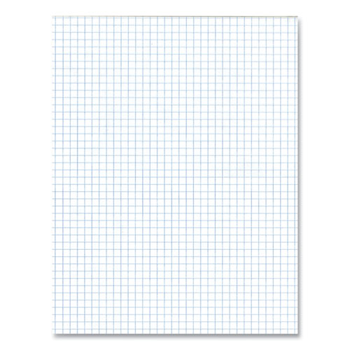 Gummed Pad, 4 Sq/in Quadrille Rule, 50 White 8.5 X 11 Sheets, 72/carton