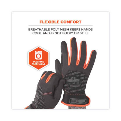 Proflex 815 Quickcuff Mechanics Gloves, Black, X-large, Pair