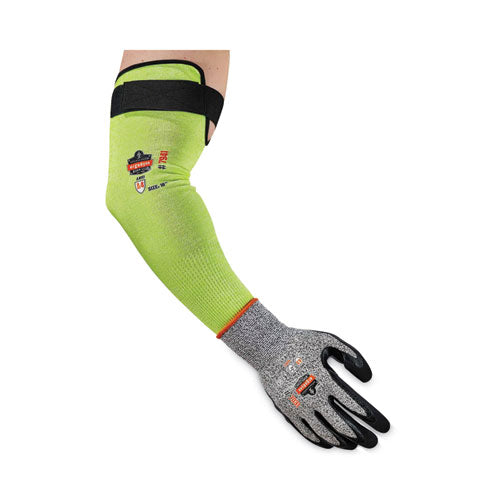 Proflex 7941-pr Cr Protective Arm Sleeve, 18", Lime, Pair