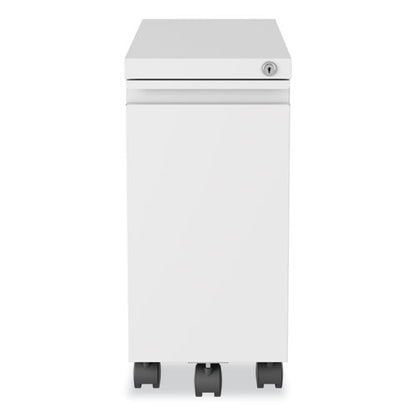 Zip Mobile Pedestal File, 1-drawer, File, Legal/letter, White, 10 X 19.88 X 21.75