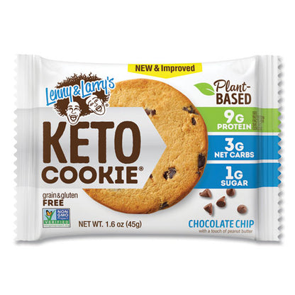 Keto Chocolate Chip Cookie, Chocolate Chip, 1.6 Oz Packet, 12/pack