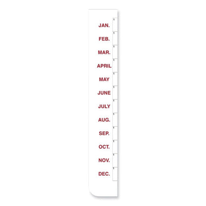 12 Month Whiteboard Calendar With Radius Corners, Planning/scheduling Calendar, 36" X 24", White/red/black Surface