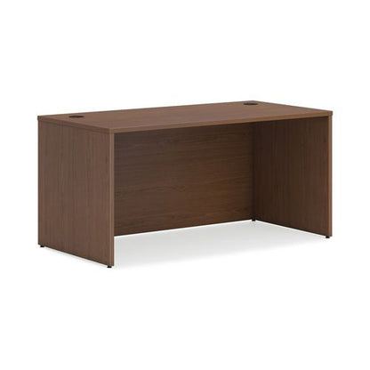 Mod Double Pedestal Desk Bundle, 60" X 30" X 29", Sepia Walnut