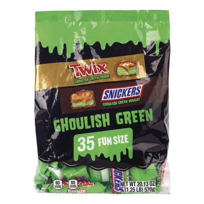 Mixed Chocolate And Gummies Variety, Halloween Bundle, 2 Bags, 155 Pieces