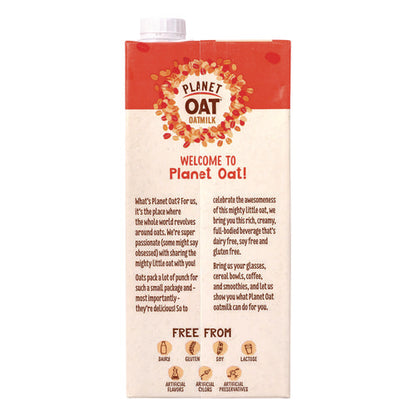 Original Oat Milk Cartons, 32 Oz Carton, 6/carton