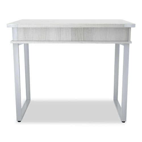 Mirella Soho Desk With Drawer, 36.25" X 22.25" X 30", Gray