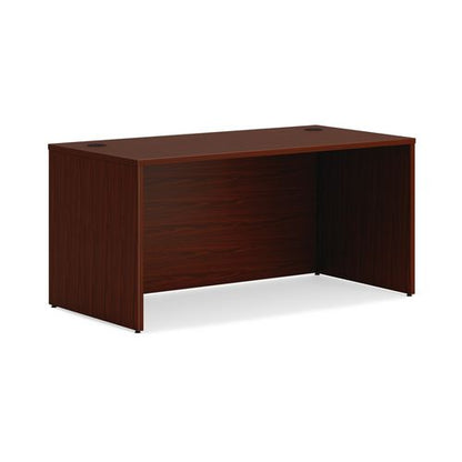 Mod Double Pedestal Desk Bundle, 60" X 30" X 29", Traditional Mahogany