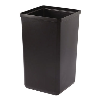 29 Gallon Trash/recycling Cans, Steel, Blue Mixed Recycling W/circle Lid, Green Recycling W/mixed Lid, Black Trash W/sq Lid