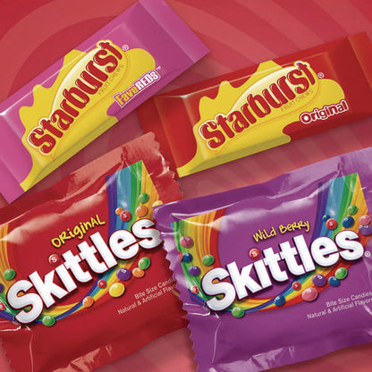 Skittles And Starburst Fun Size Variety Pack, 6 Lb 8.4 Oz Bag