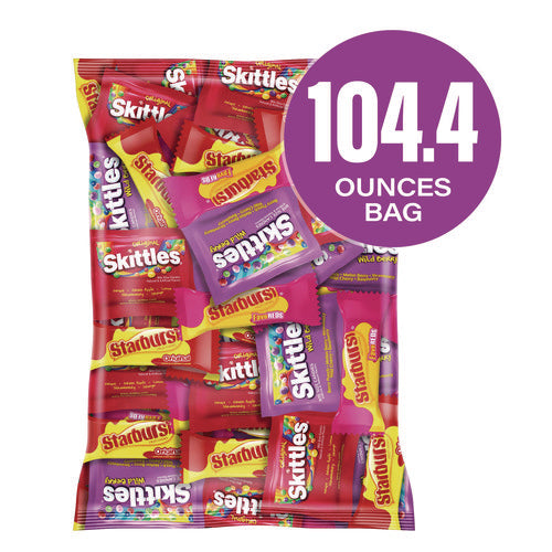 Skittles And Starburst Fun Size Variety Pack, 6 Lb 8.4 Oz Bag