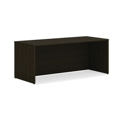 Mod Double Pedestal Desk Bundle, 72" X 30" X 29", Java Oak