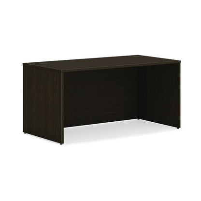 Mod Single Pedestal Desk Bundle, 60" X 30" X 29", Java Oak